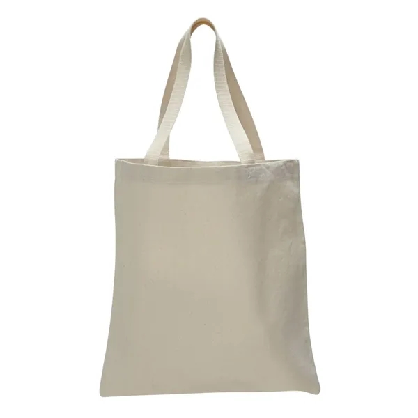 12 oz. Cotton canvas tote bag with web handles plus 1... from ASI 37218 Athena Promo (tm)