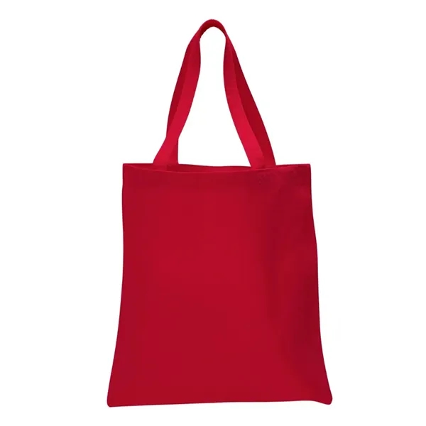 12 oz. Cotton canvas tote bag with web handles plus 1... from ASI 37218 Athena Promo (tm)