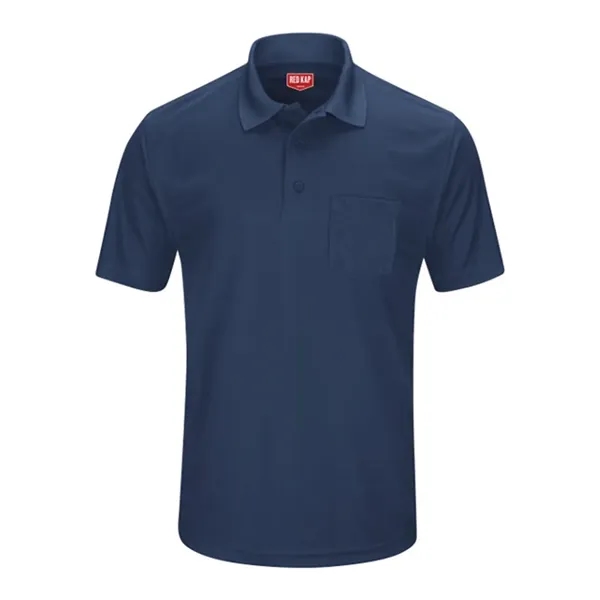 Short Sleeve Performance Knit Pocket Polo... from ASI 84358 S&S Activewear