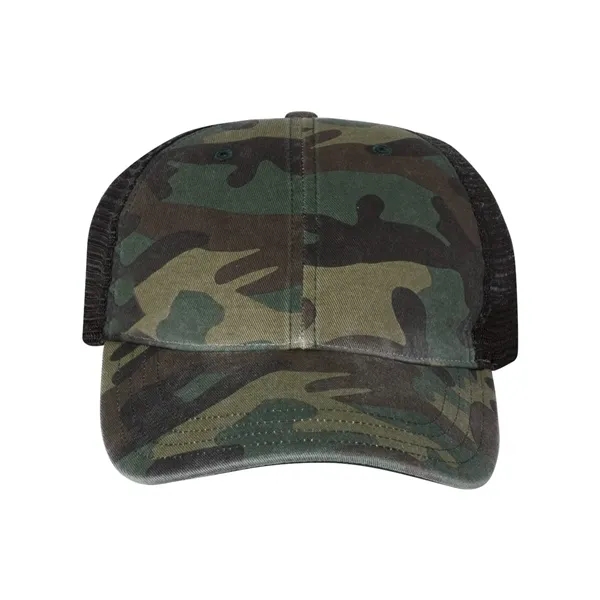 Camo Washed Trucker Cap... from ASI 84358 S&S Activewear