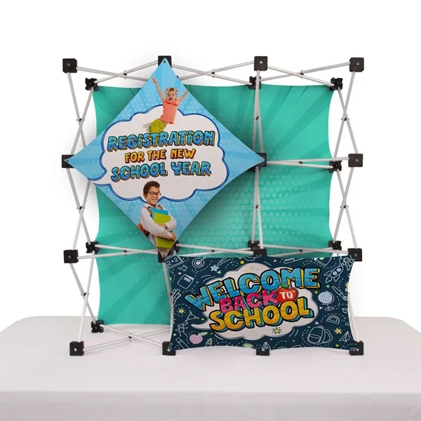 Dye sublimated double knit polyester back wall graphic panel for use... from ASI 87188 Showdown Displays