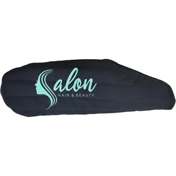 Hair curling iron mitt made from quilted, heat-resistant material with a... from ASI 31260 AdCapitol