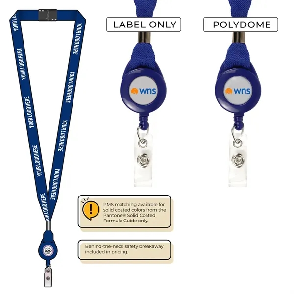 Lanyard Badge Reel with break away... from ASI 49470 DEVARA