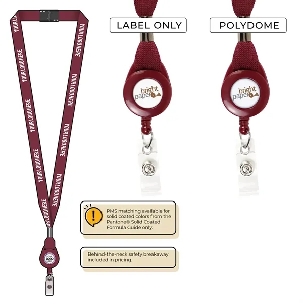 Lanyard Badge Reel with break away... from ASI 49470 DEVARA