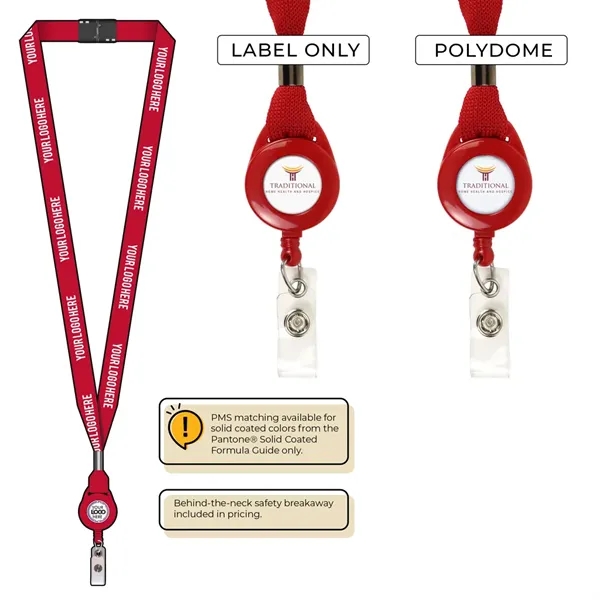 Lanyard Badge Reel with break away... from ASI 49470 DEVARA
