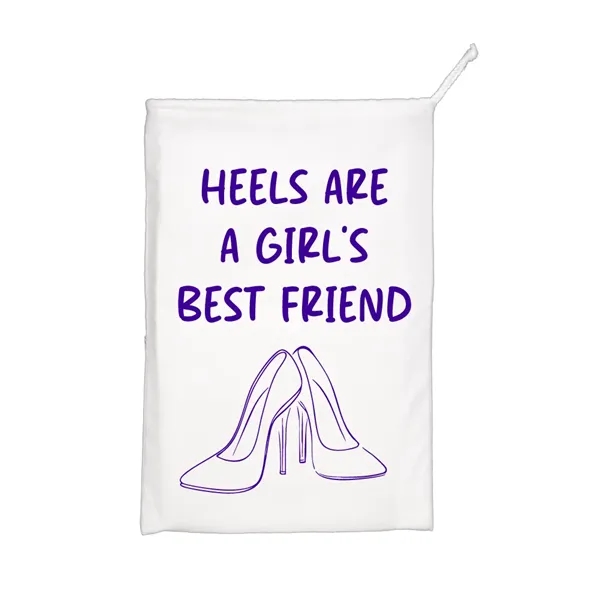 9 1/4" x 13 1/2" shoe bag made of natural 6.5... from ASI 31260 AdCapitol