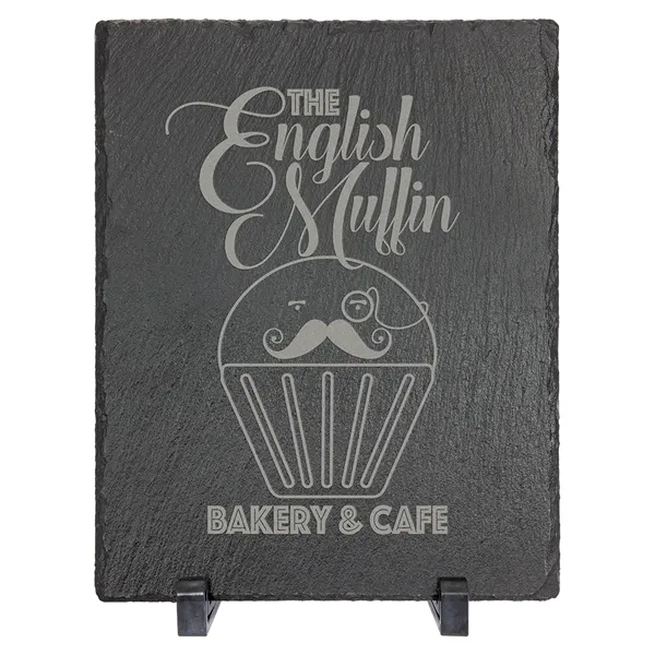 7" x 9" x 1/4" rectangular slate displays with plastic feet... from ASI 74601 Calico