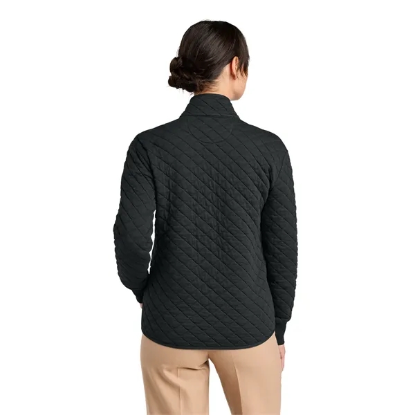 Brooks Brothers Women's Diamond Quilt Full-Zip... from ASI 84863 SanMar