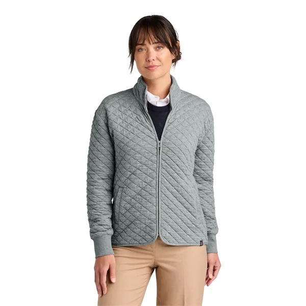 Brooks Brothers Women's Diamond Quilt Full-Zip... from ASI 84863 SanMar