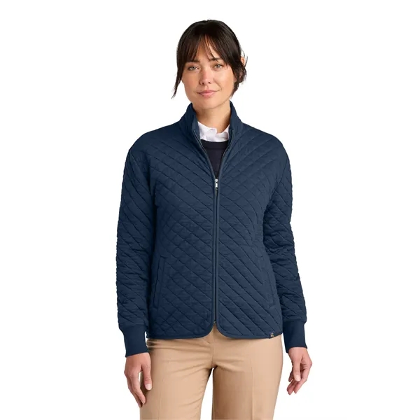 Brooks Brothers Women's Diamond Quilt Full-Zip... from ASI 84863 SanMar