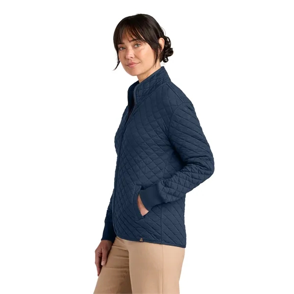 Brooks Brothers Women's Diamond Quilt Full-Zip... from ASI 84863 SanMar