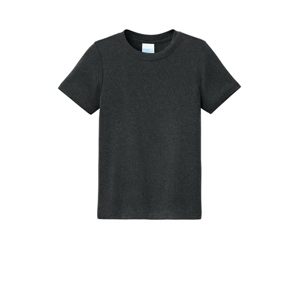 Port & Co Youth Heather Performance Tee... from ASI 84863 SanMar