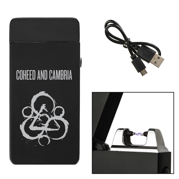 USB rechargeable plasma flameless lighter with a micro USB cable.... from ASI 57655 STOPNGO Line