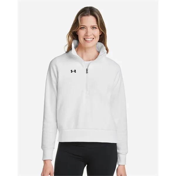 Under Armour Women's Rival Fleece Quarter-Zip... from ASI 84358 S&S Activewear