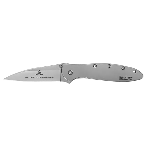 Folding knife with 4" blade and a patented operating system... from ASI 46170 Compass Industries Inc