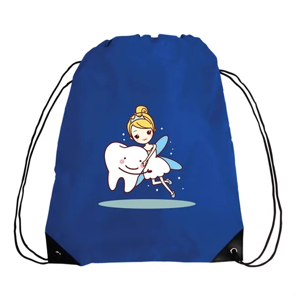 Drawstring cinch backpack made out of 210D polyester plus 1 color... from ASI 37218 Athena Promo (tm)