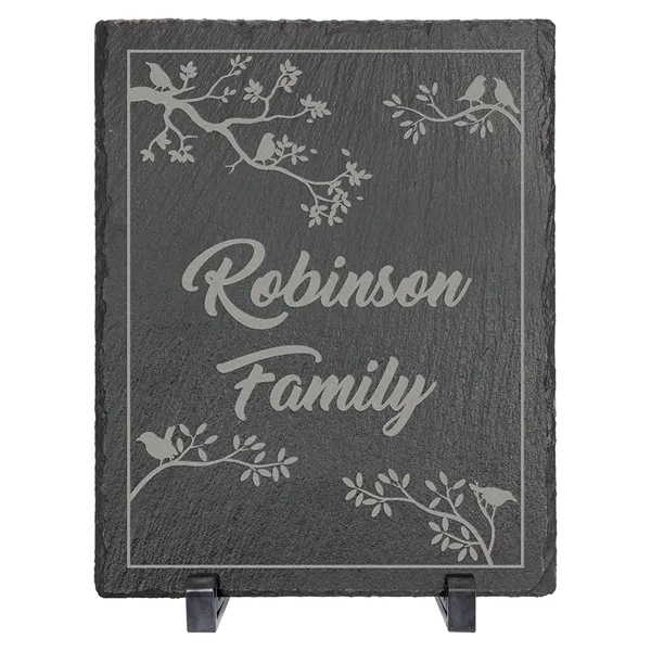 8" x 10" x 1/4" rectangular slate displays with plastic feet... from ASI 74601 Calico