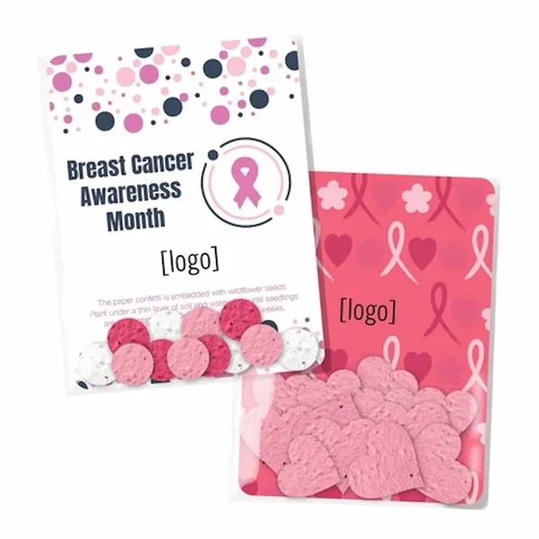 Gift pack features a recycled info card and plantable piece of... from ASI 40646 Bloomin Promotions / Bloomin' Promotions™