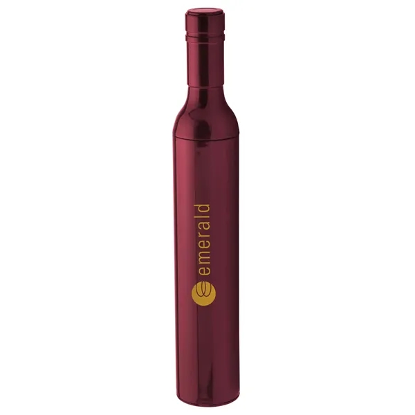 Twist open wine bottle umbrella. Bottle is 2"D x 12 /18"H.... from ASI 46755 Cosmo Promos