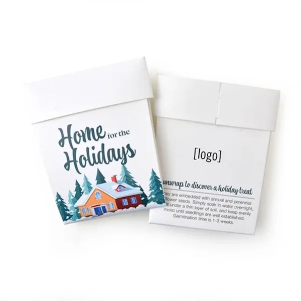 Gift pack features a recycled info card and plantable seed paper... from ASI 40646 Bloomin Promotions / Bloomin' Promotions™