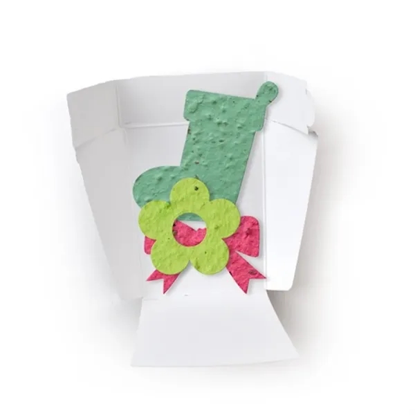 Gift pack features a recycled info card and plantable seed paper... from ASI 40646 Bloomin Promotions / Bloomin' Promotions™