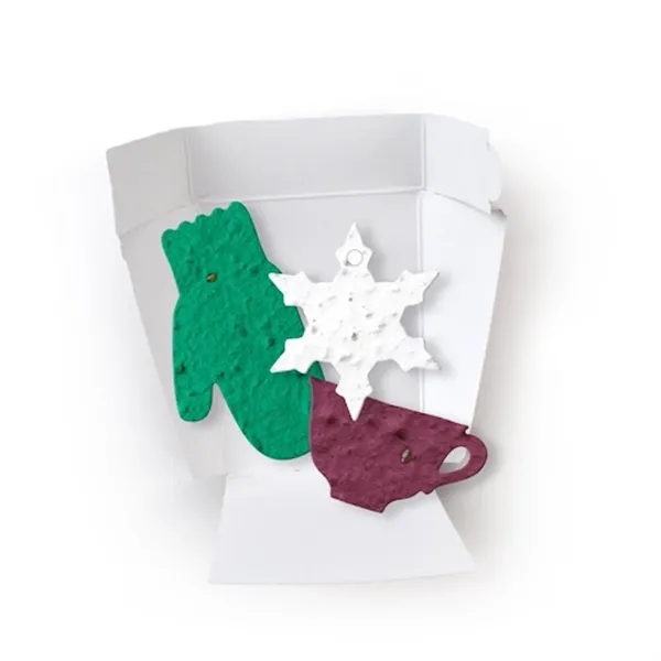 Gift pack features a recycled info card and plantable seed paper... from ASI 40646 Bloomin Promotions / Bloomin' Promotions™