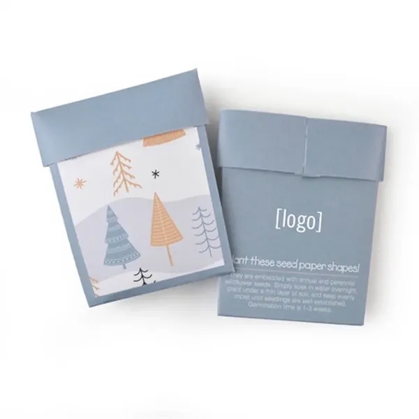 Gift pack features a recycled info card and plantable seed paper... from ASI 40646 Bloomin Promotions / Bloomin' Promotions™