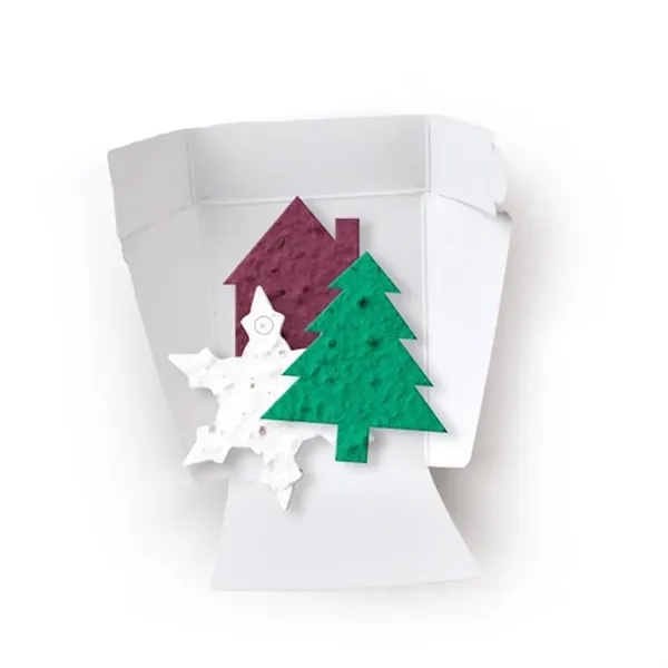 Gift pack features a recycled info card and plantable seed paper... from ASI 40646 Bloomin Promotions / Bloomin' Promotions™