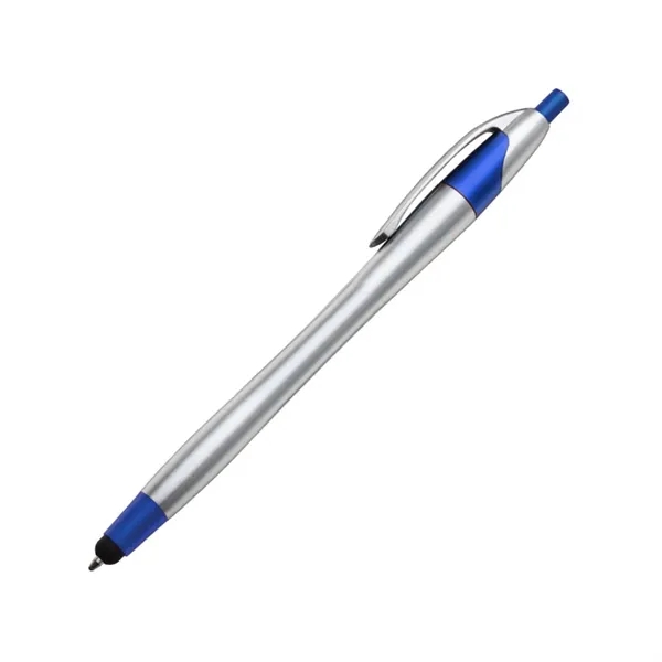 Plastic click action ballpoint pen with stylus... from ASI 84592 St Regis Group