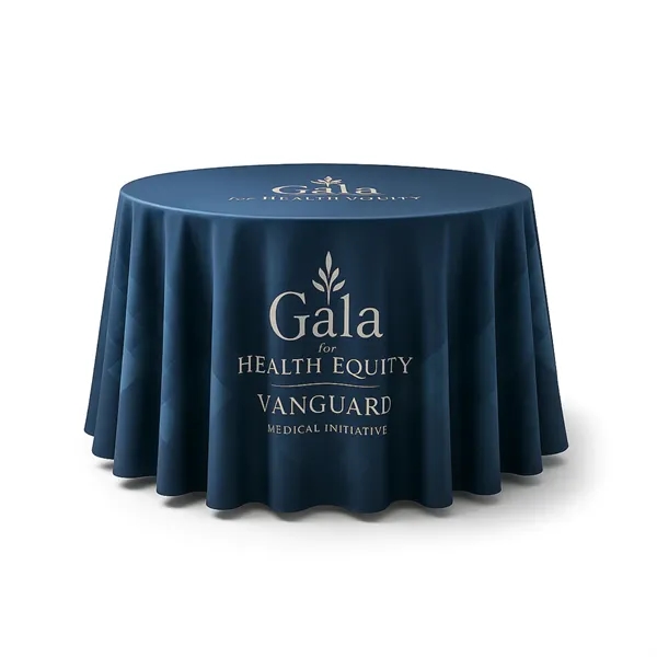 Fully Dye Sublimated 132" Round Table Throw, Seamless... from ASI 94105 Visual Textile Resource
