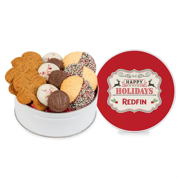 Holiday Cookie Gift Tin... from ASI 44900 NC Custom (CI/Lanco) / Chocolate Inn