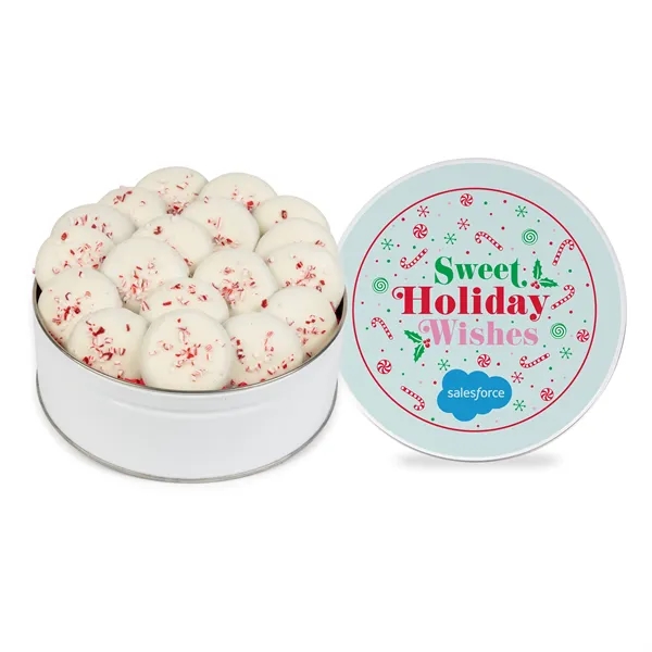 Peppermint Delight Cookies- Medium Gift Tin... from ASI 44900 NC Custom (CI/Lanco) / Chocolate Inn