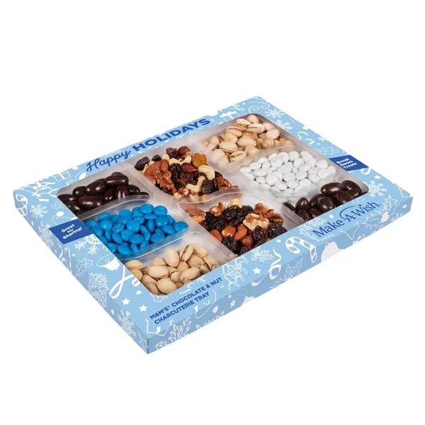 Deluxe Charcuterie Tray in Custom Box... from ASI 44900 NC Custom (CI/Lanco) / Chocolate Inn
