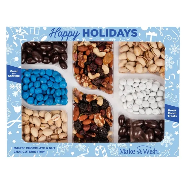 Deluxe Charcuterie Tray in Custom Box... from ASI 44900 NC Custom (CI/Lanco) / Chocolate Inn