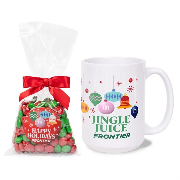 Mug Drop Color Choice M&M's & 15oz Full Color Mug Set... from ASI 44900 NC Custom (CI/Lanco) / Lanco