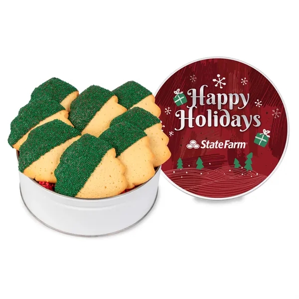 Decadent Christmas Tree Cookie Gift Tin... from ASI 44900 NC Custom (CI/Lanco) / Chocolate Inn