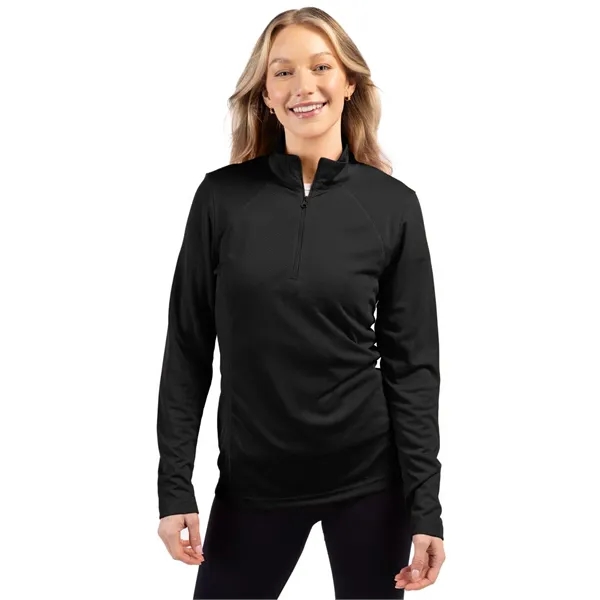 Women's sweatshirt with a half-zip.... from ASI 47965 Cutter & Buck
