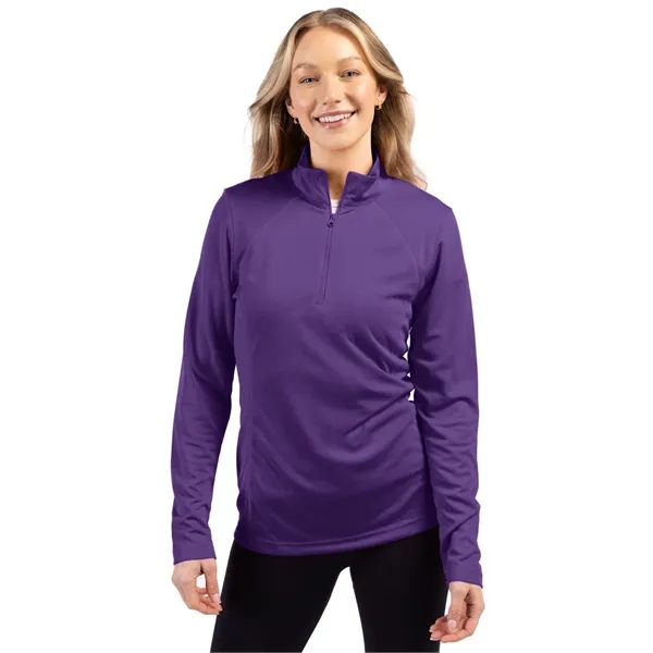 Women's sweatshirt with a half-zip.... from ASI 47965 Cutter & Buck