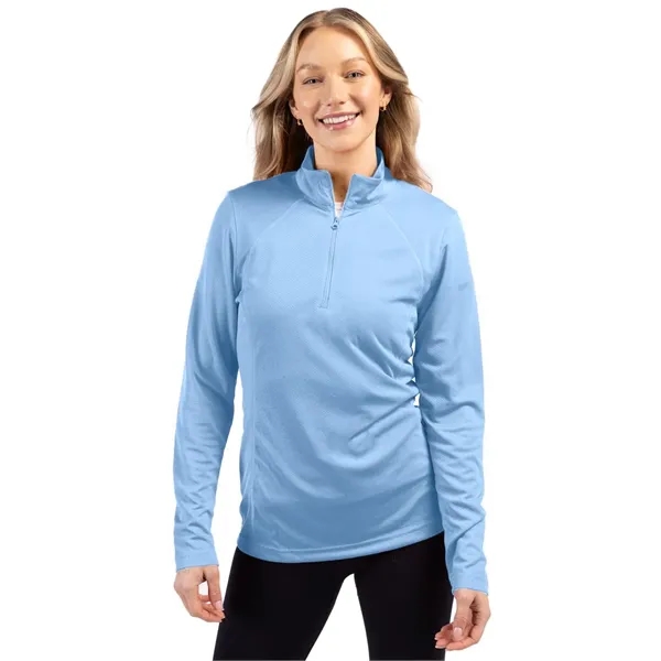 Women's sweatshirt with a half-zip.... from ASI 47965 Cutter & Buck