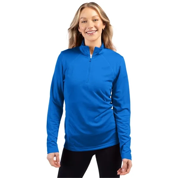 Women's sweatshirt with a half-zip.... from ASI 47965 Cutter & Buck