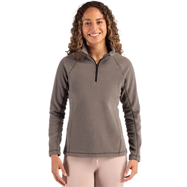 Clique Powder Recycled Fleece Womens Quarter Zip Pullover... from ASI 47965 Cutter & Buck