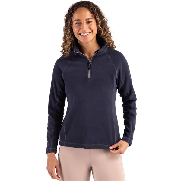 Clique Powder Recycled Fleece Womens Quarter Zip Pullover... from ASI 47965 Cutter & Buck