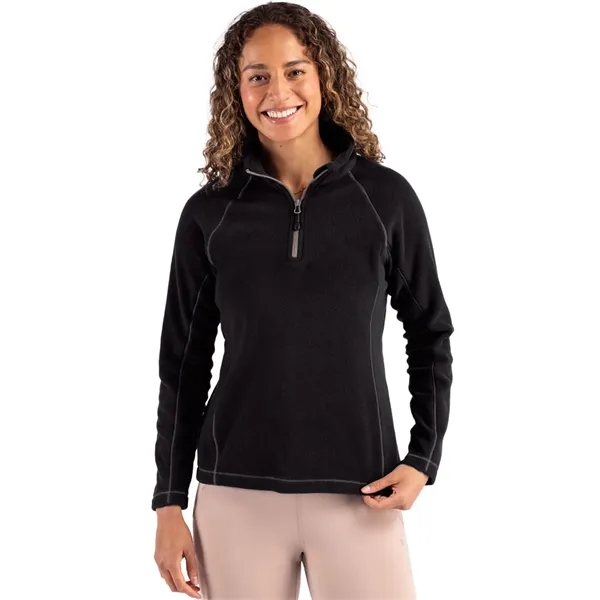 Clique Powder Recycled Fleece Womens Quarter Zip Pullover... from ASI 47965 Cutter & Buck