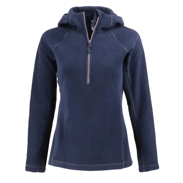 Clique Powder Recycled Fleece Womens Half Zip Hooded Pull...... from ASI 47965 Cutter & Buck