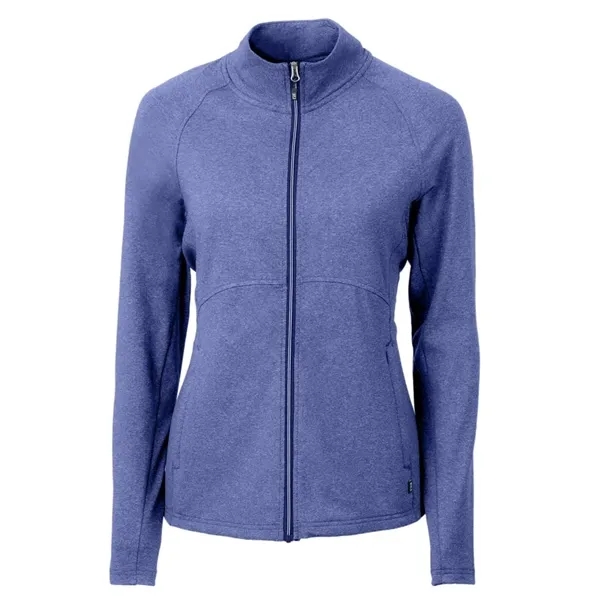 Women's jacket with a full-zip, wind resistance, raglan sleeves, pockets, and... from ASI 47965 Cutter & Buck
