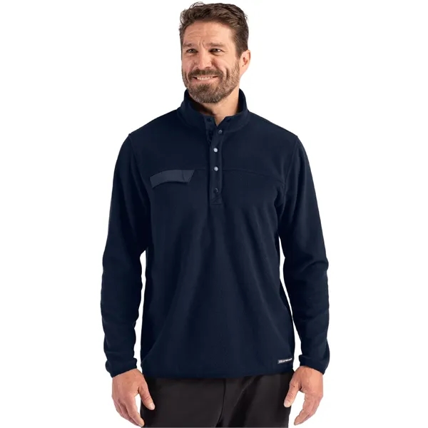 Cutter & Buck Woodland Recycled Fleece Mens Snap Pullover... from ASI 47965 Cutter & Buck