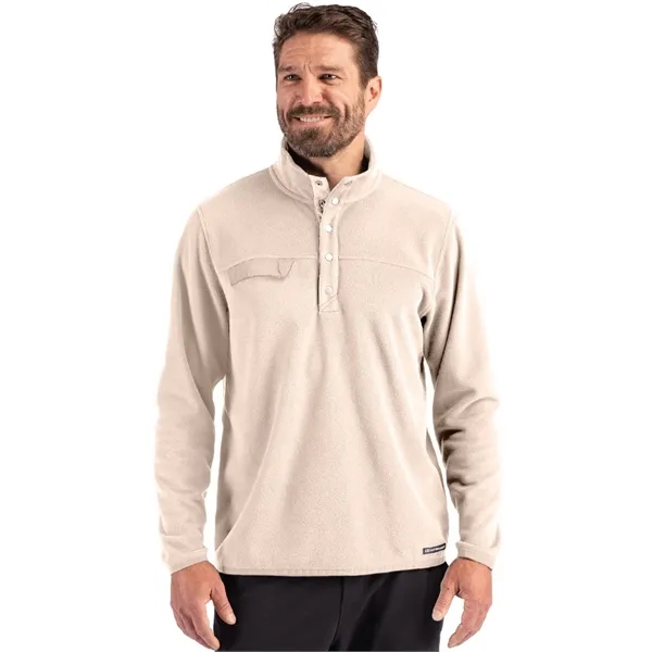 Cutter & Buck Woodland Recycled Fleece Mens Snap Pullover... from ASI 47965 Cutter & Buck