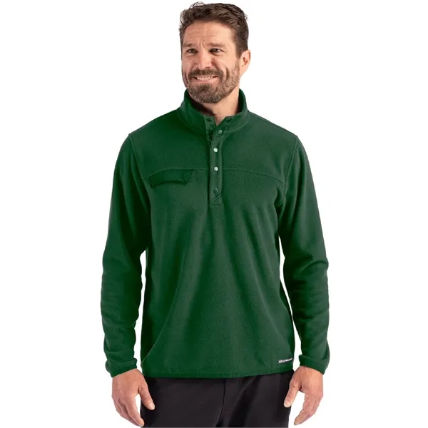 Cutter & Buck Woodland Recycled Fleece Mens Snap Pullover... from ASI 47965 Cutter & Buck