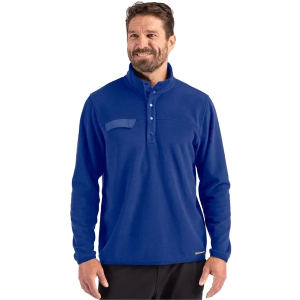 Cutter & Buck Woodland Recycled Fleece Mens Snap Pullover... from ASI 47965 Cutter & Buck