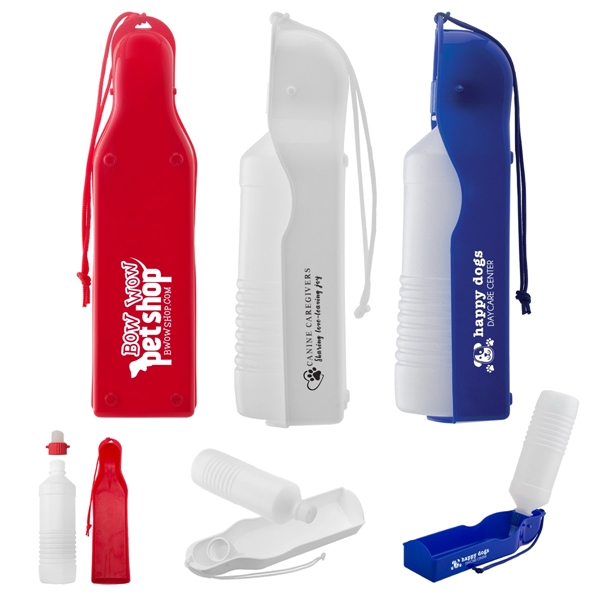 Travel-friendly pet water dispenser that holds 500ml.... from ASI 62190 Illini